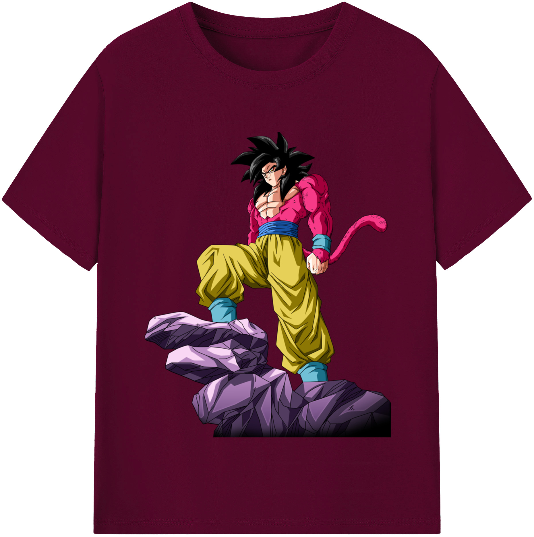 （画像用） ドラゴンボール 孫悟空（そん ごくう）Son Goku カカロット DRAGON BALL Kakarotto レディースカジュアルプリントTシャツ（綿100％）